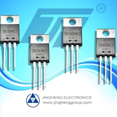 0.002kg Legierungsstruktur SRF20250CT 20A 250V Schottky-Schrankenrichter Diode ITO-220AB